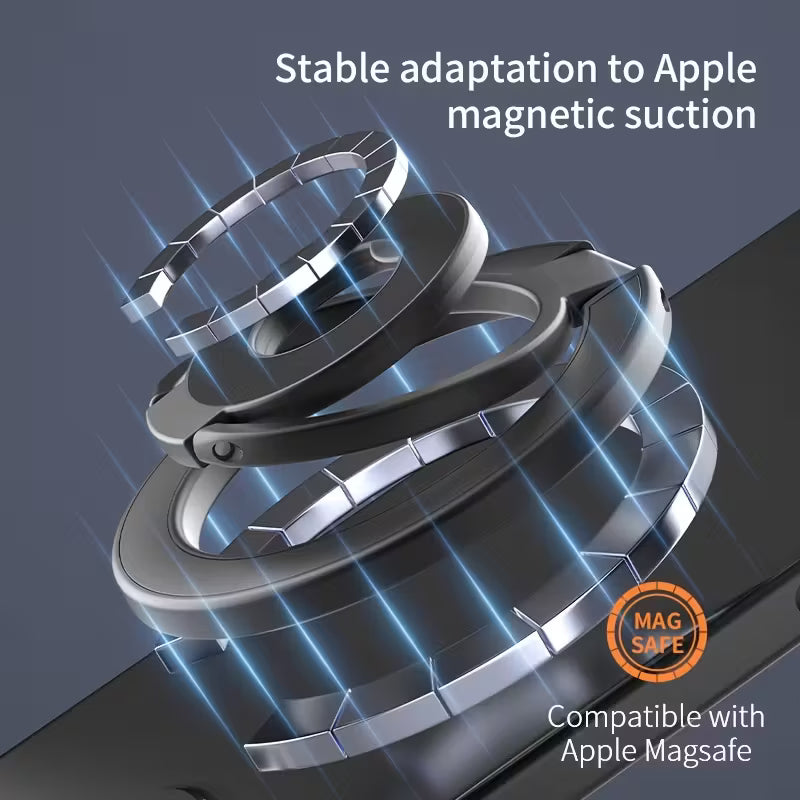 3-Ring Magnetic Foldable Phone Stand
