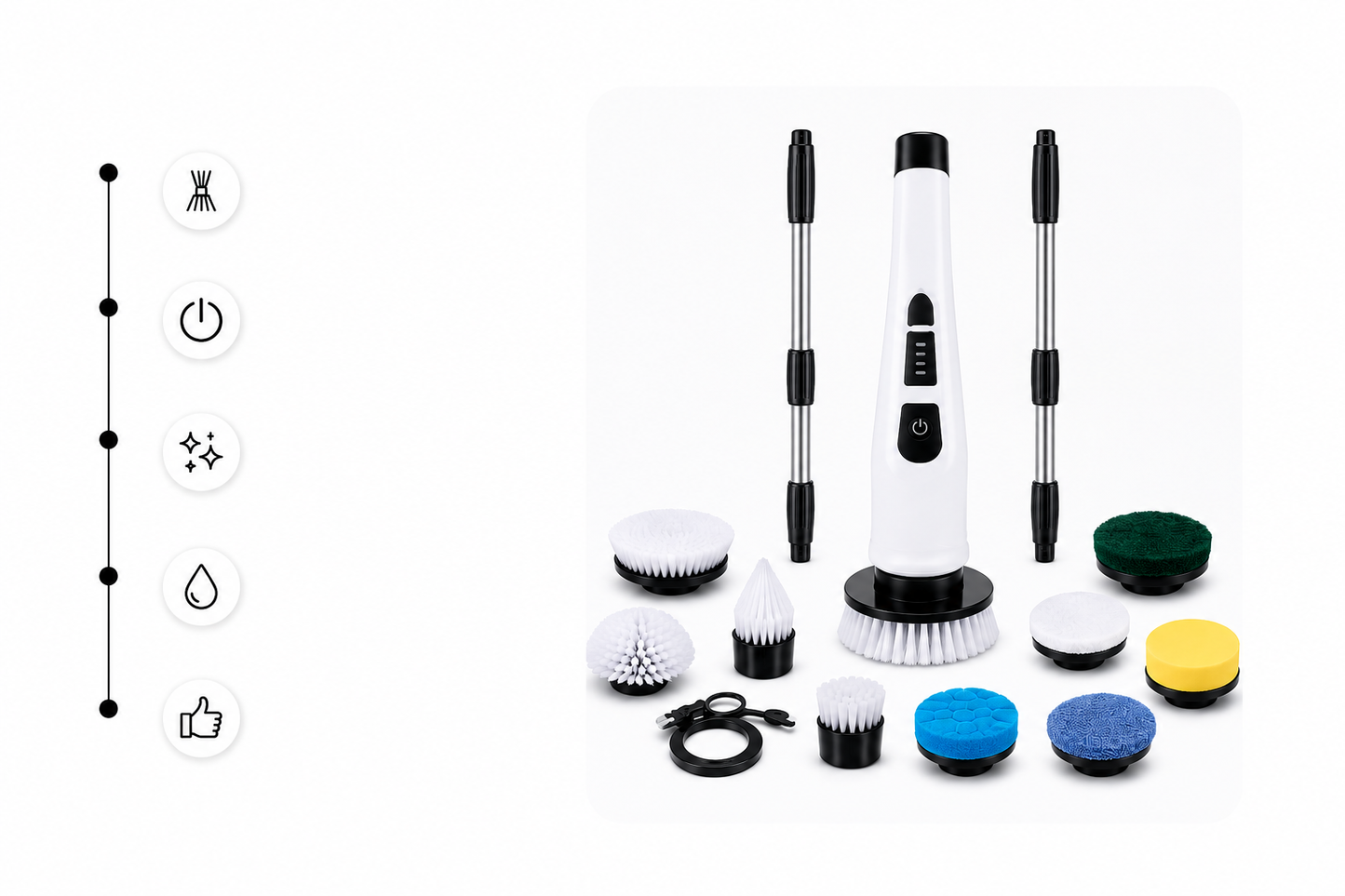 9 in 1 Electric Cleaning Brush